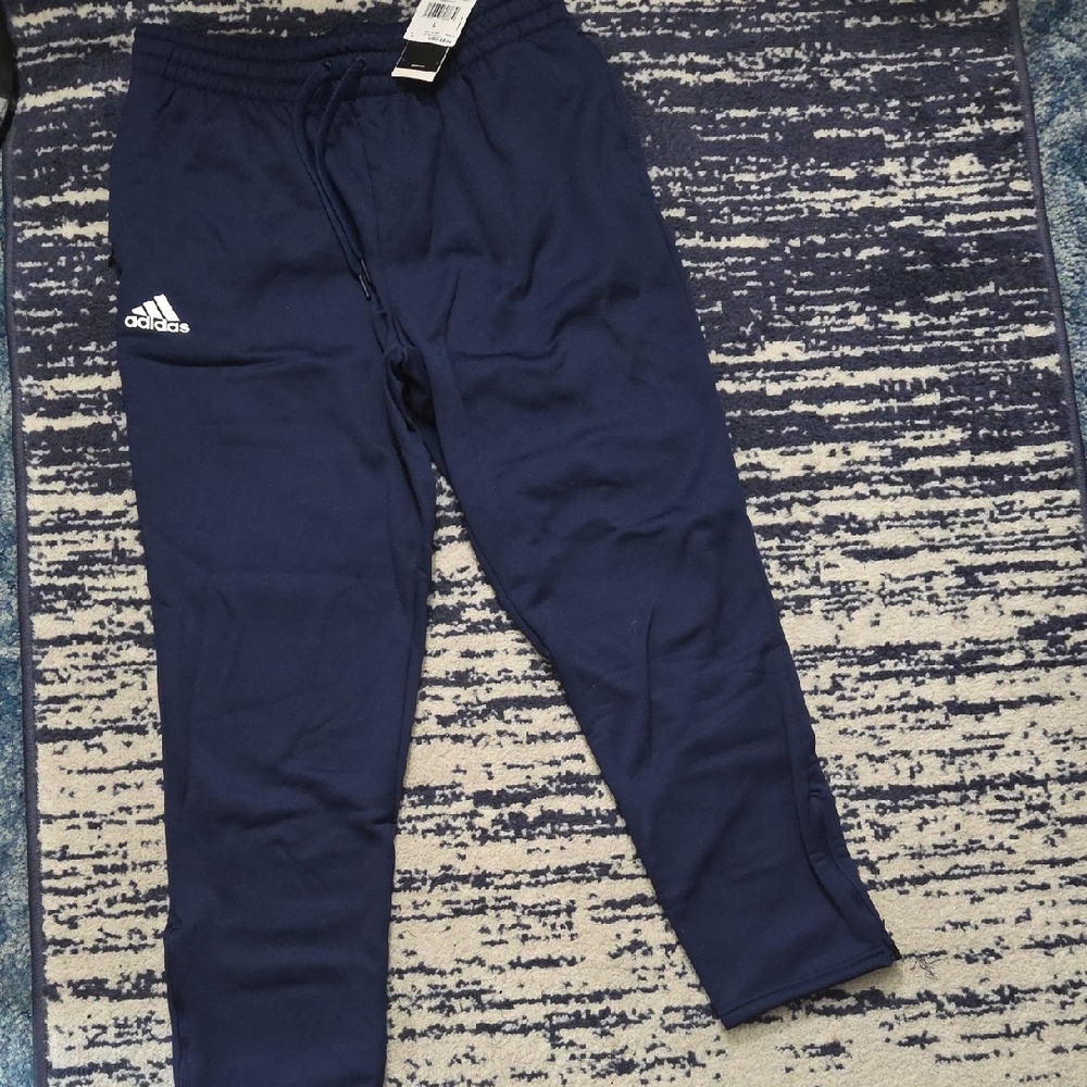 Adidas Blue Sweatpants Athletic Joggers
